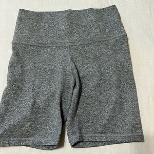 Aerie gray biker shorts, size medium
